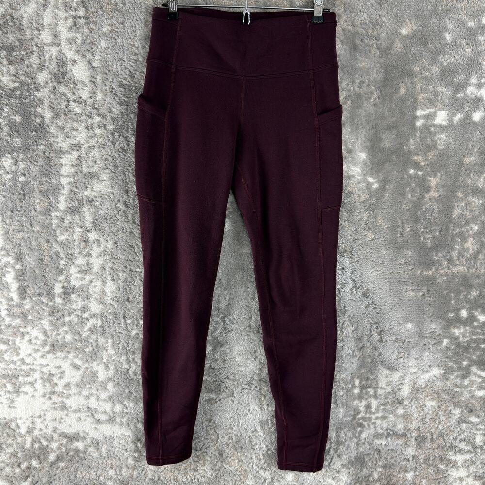 Athleta Sz S Athleisure‎ Minimalist Leggings Purple Tapered Stretch Pants Casual